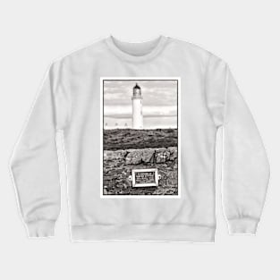 Memorial to an Ice Cream man - Mull of Galloway, Scotland Crewneck Sweatshirt